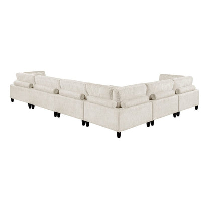 Homelegance  - Robstown 6-Piece Modular Sectional in Beige - 9688NBEx63CR3AC  view 3