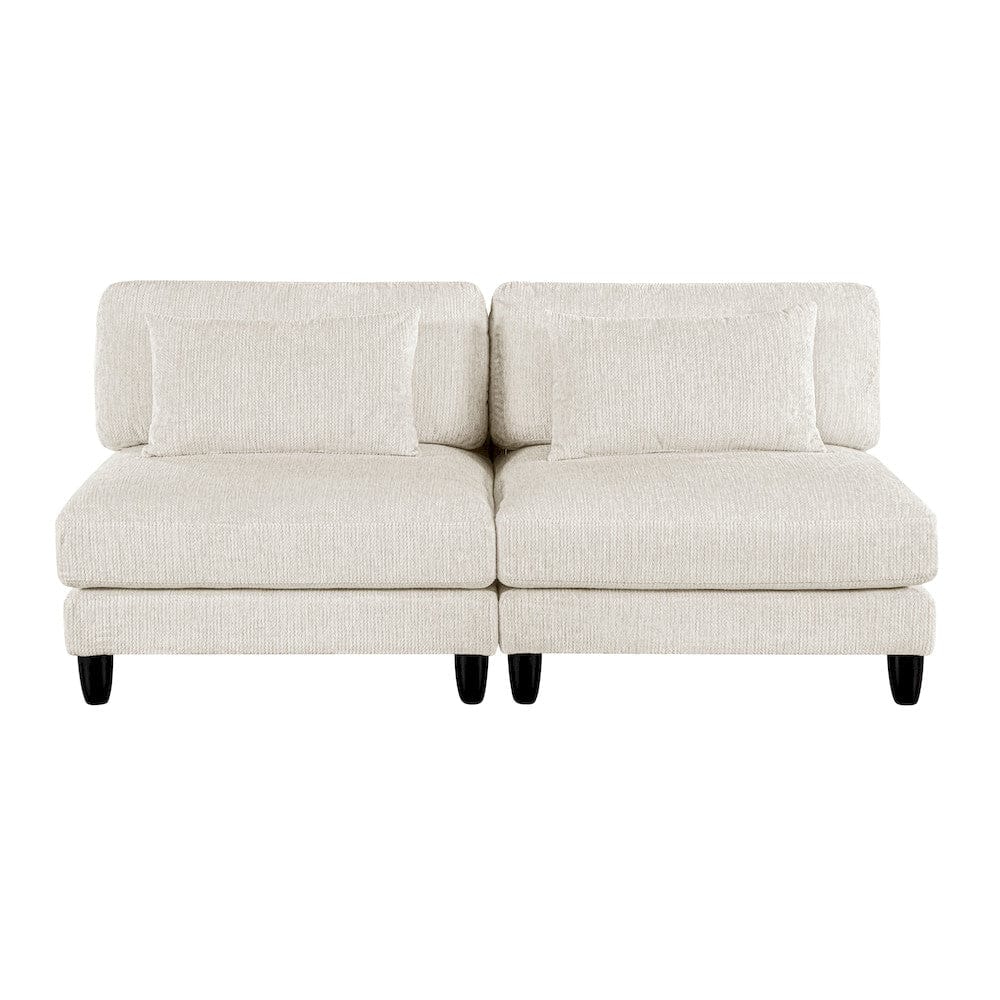 Homelegance  - Robstown 6-Piece Modular Sectional W/ Ottoman in Beige - 9688NBEx62CR3ACOT  view 4