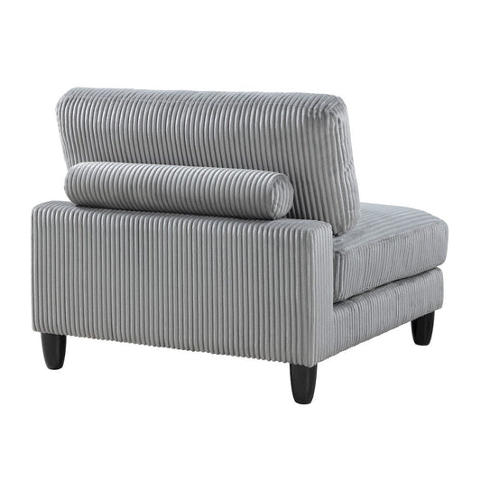 Homelegance  - Robstown 6-Piece Modular Sectional W/ Ottomans in Gray - 9688GYx62CR2AC2OT  view 2