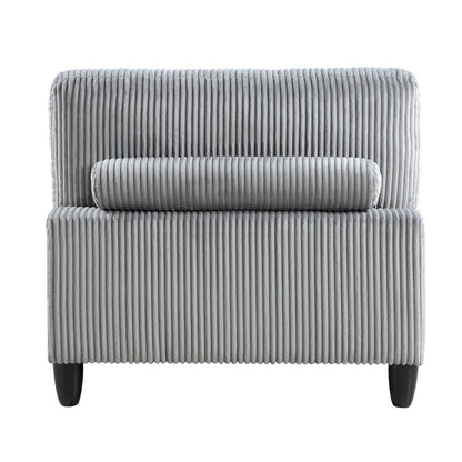 Homelegance  - Robstown 6-Piece Modular Sectional W/ Ottomans in Gray - 9688GYx62CR2AC2OT  view 3