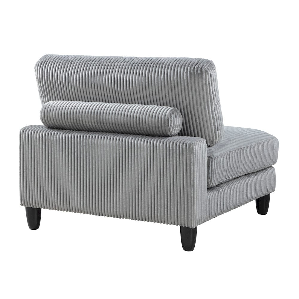 Homelegance  - Robstown Armless Chair in Gray - 9688GY-AC  view 5