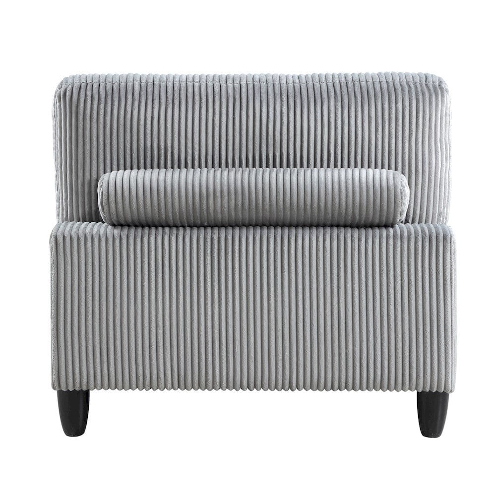 Homelegance  - Robstown Armless Chair in Gray - 9688GY-AC  view 6