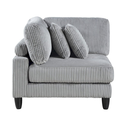 Homelegance  - Robstown Corner Seat in Gray - 9688GY-CR  view 3