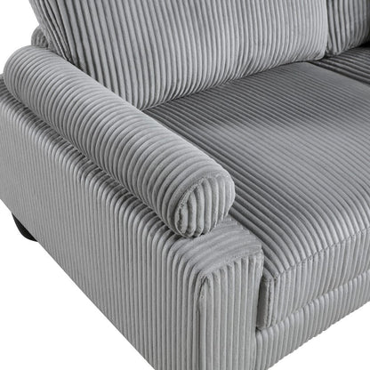 Homelegance  - Robstown Corner Seat in Gray - 9688GY-CR  view 7