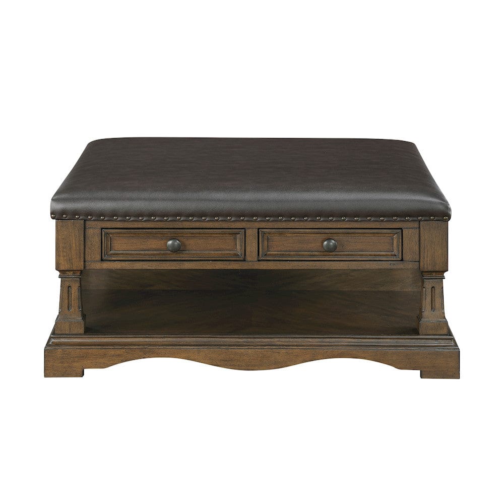 Homelegance  - Rochester Cocktail Table in Dark brown - 3554-01  view 2