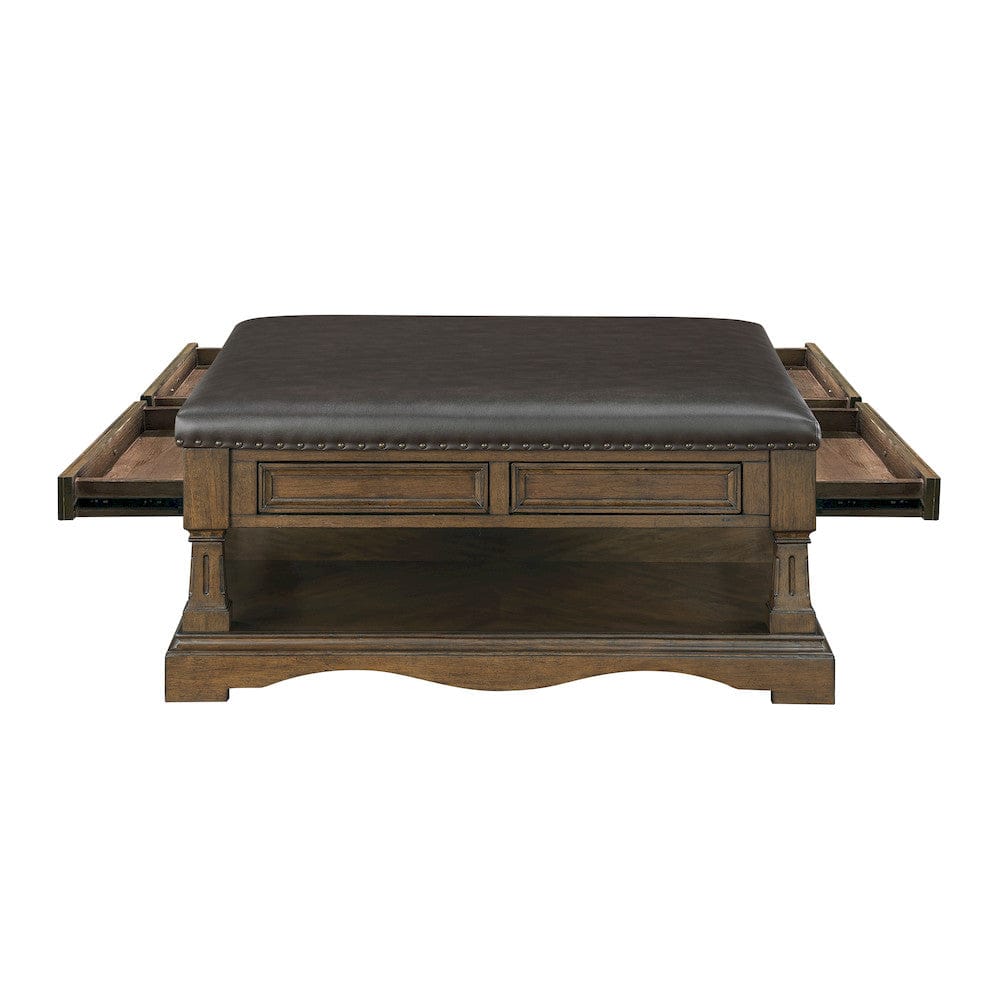 Homelegance  - Rochester Cocktail Table in Dark brown - 3554-01  view 4