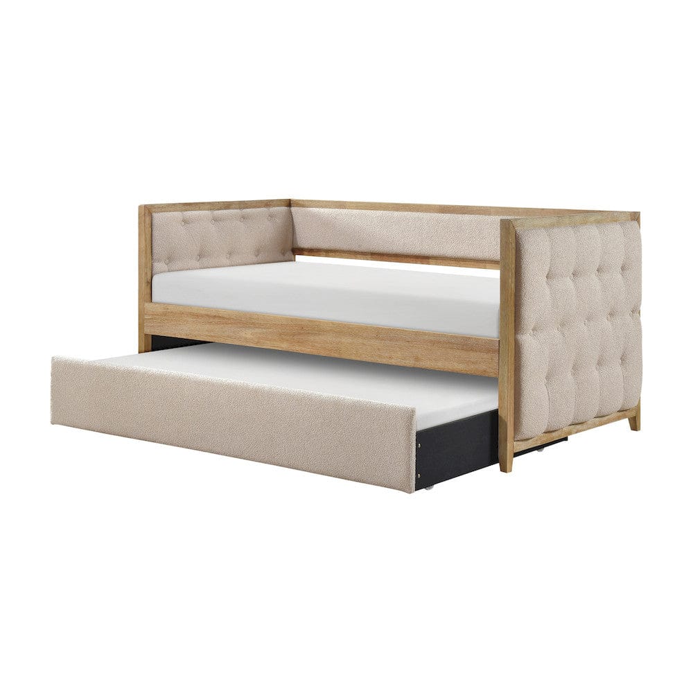Homelegance  - Roseburg Daybed W/ Trundle in Beige - 4978x  view 2