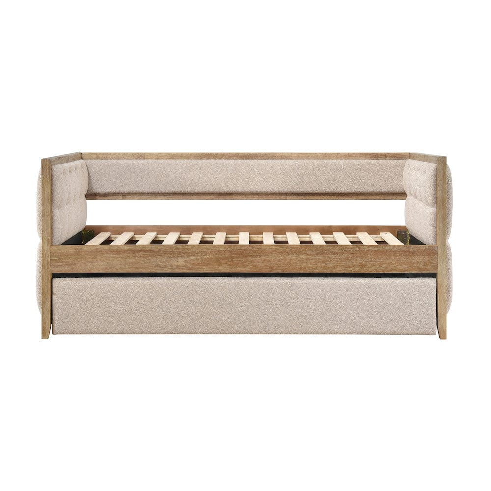 Homelegance  - Roseburg Daybed W/ Trundle in Beige - 4978x  view 3