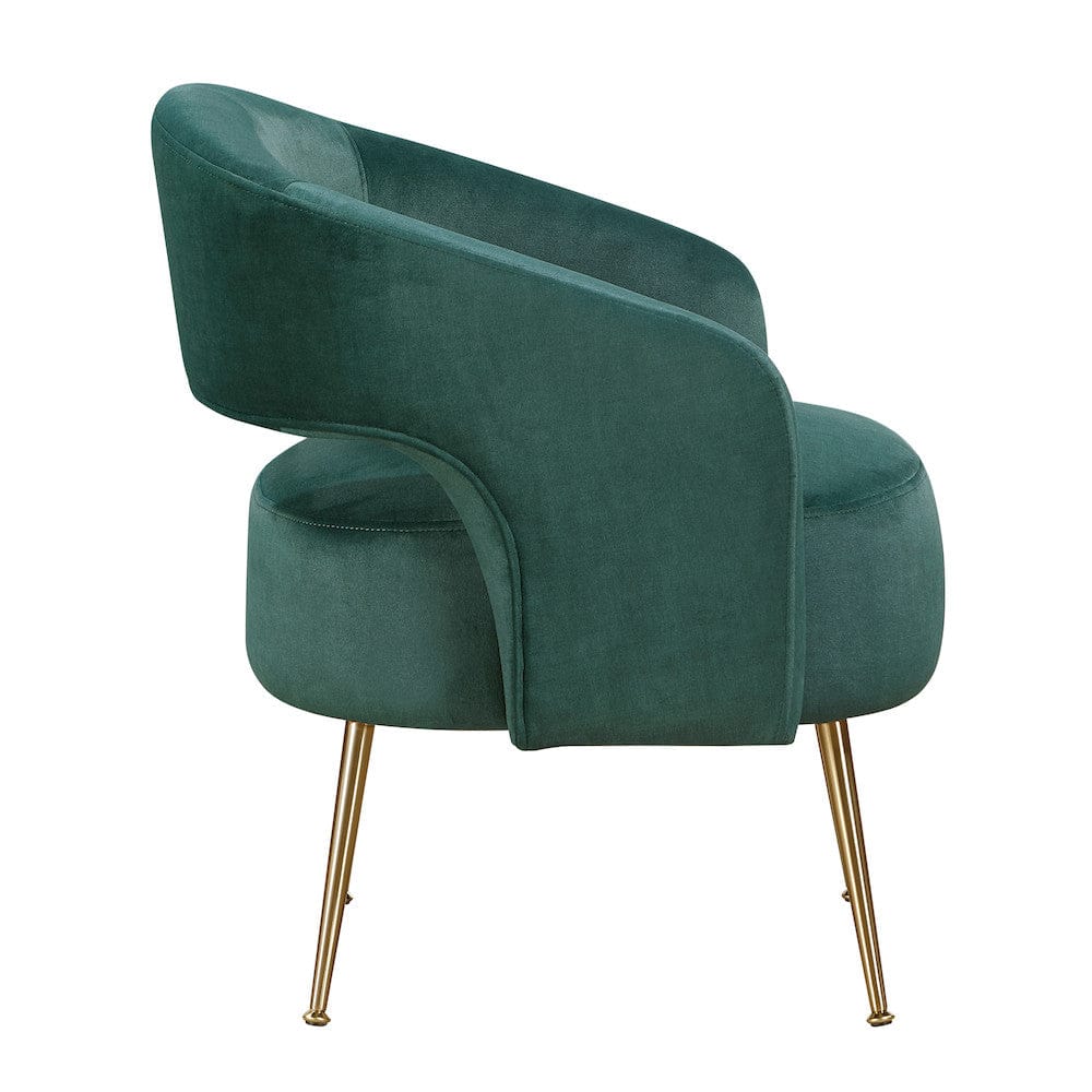 Homelegance  - Roslyn Accent Chair in Dark geen - 1024GRN-1  view 2