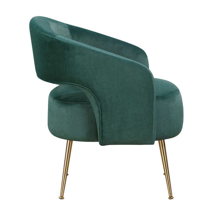 Homelegance  - Roslyn Accent Chair in Dark geen - 1024GRN-1  view 2