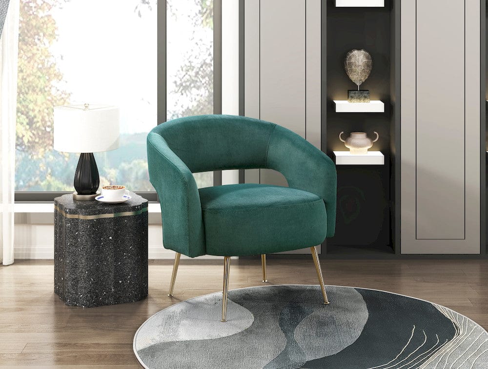 Homelegance  - Roslyn Accent Chair in Dark geen - 1024GRN-1  view 8