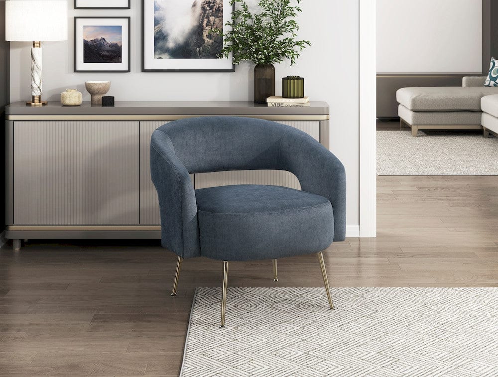 Homelegance  - Roslyn Accent Chair in Dark gray - 1024DGY-1  view 5