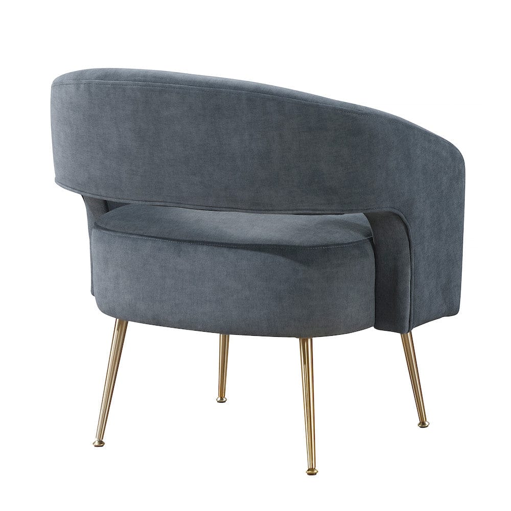 Homelegance  - Roslyn Accent Chair in Dark gray - 1024DGY-1  view 6