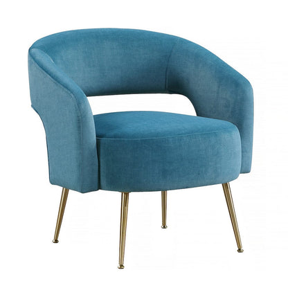 Homelegance  - Roslyn Accent Chair in Dark teal - 1024DTL-1  view 1