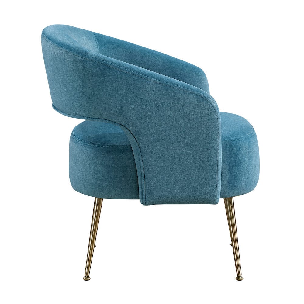 Homelegance  - Roslyn Accent Chair in Dark teal - 1024DTL-1  view 2