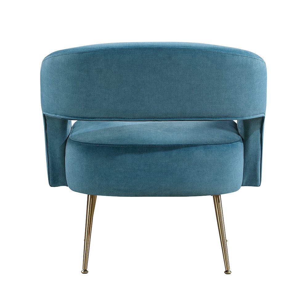 Homelegance  - Roslyn Accent Chair in Dark teal - 1024DTL-1  view 4