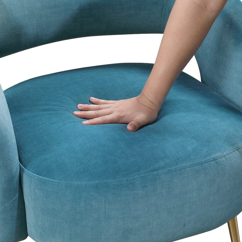 Homelegance  - Roslyn Accent Chair in Dark teal - 1024DTL-1  view 5