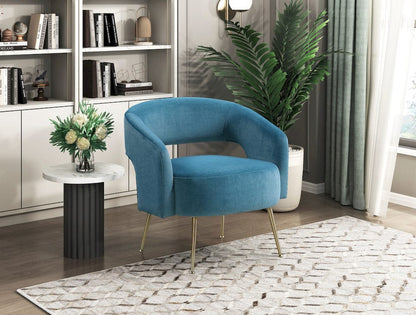 Homelegance  - Roslyn Accent Chair in Dark teal - 1024DTL-1  view 6