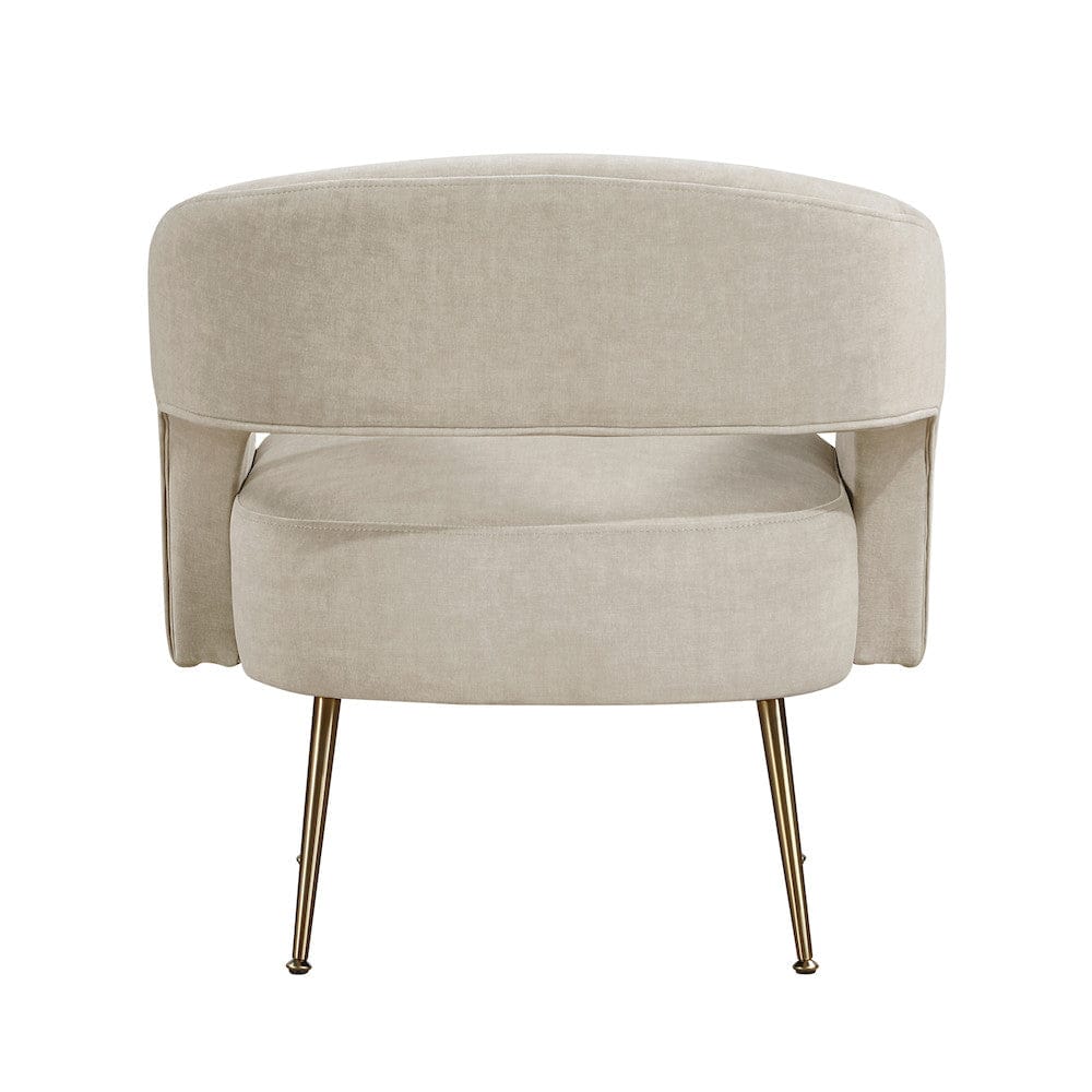 Homelegance  - Roslyn Accent Chair in Taupe - 1024TPE-1  view 2