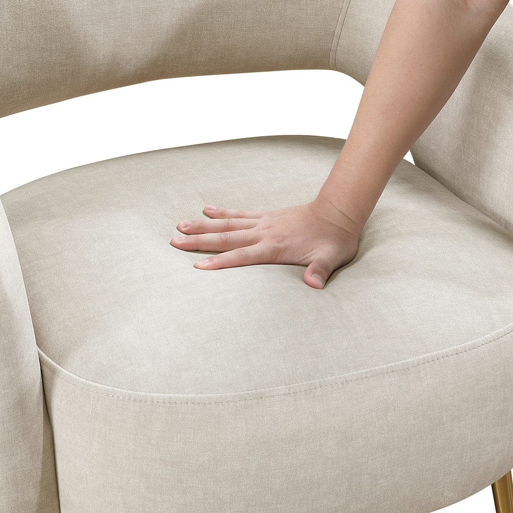 Homelegance  - Roslyn Accent Chair in Taupe - 1024TPE-1  view 5