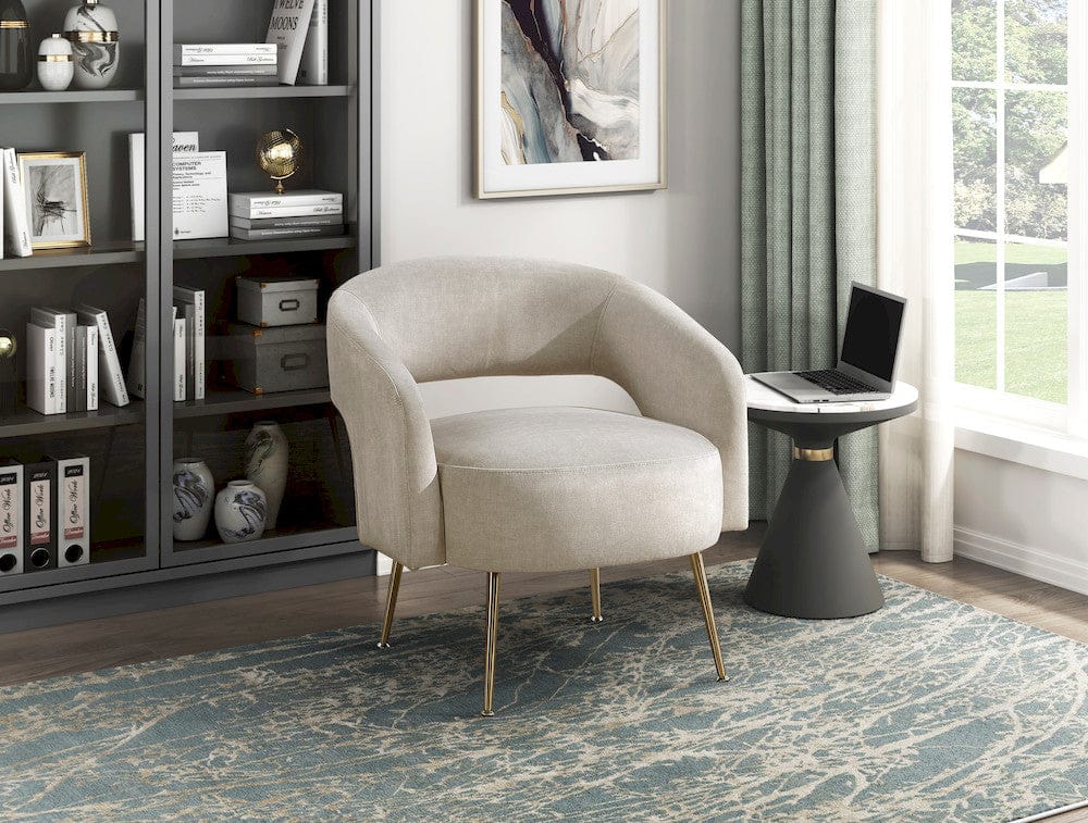 Homelegance  - Roslyn Accent Chair in Taupe - 1024TPE-1  view 6