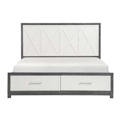 Homelegance  - Rowan California King Platform Bed W/ Footboard Storage - 1366K-1CKx  view 4