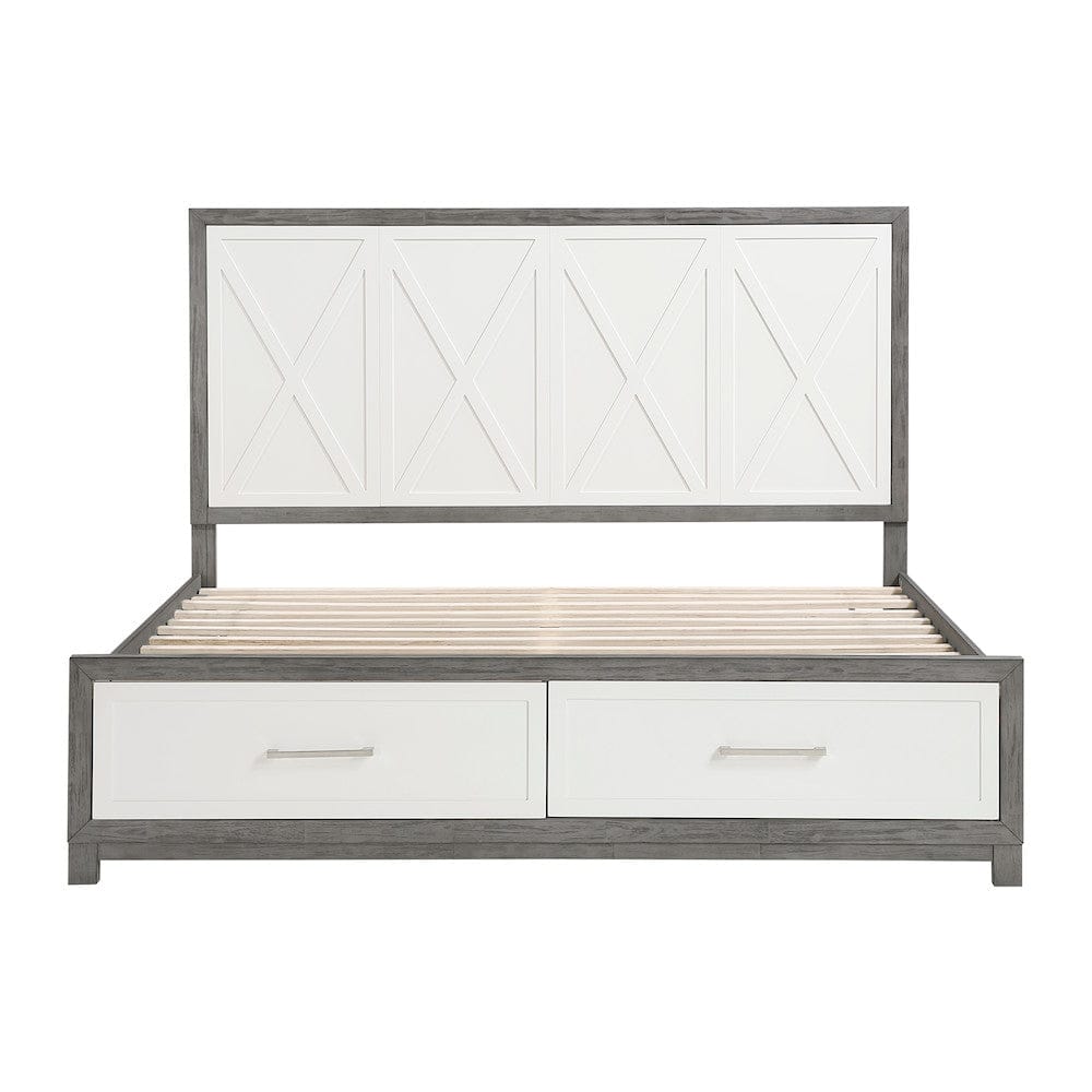 Homelegance  - Rowan California King Platform Bed W/ Footboard Storage - 1366K-1CKx  view 5