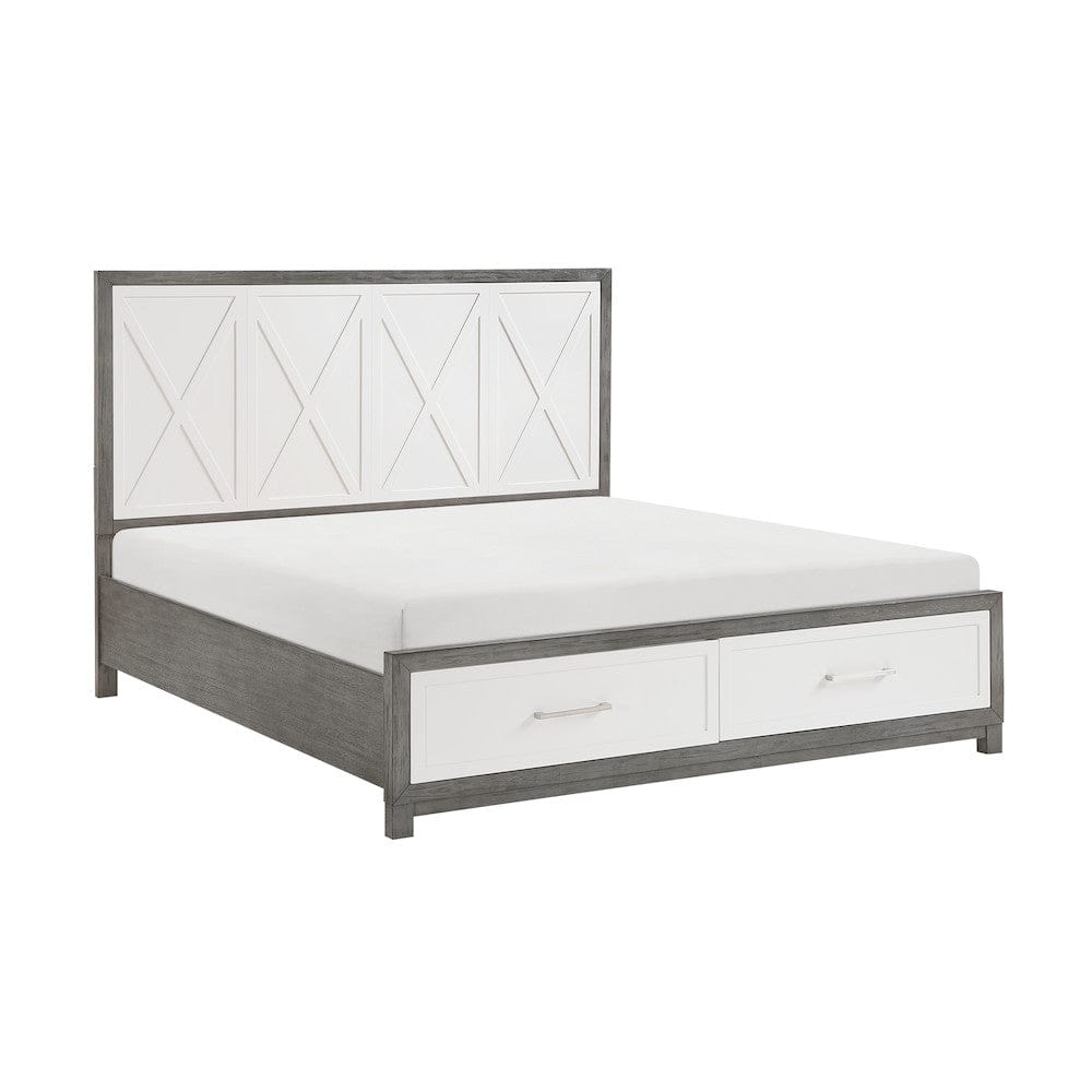 Homelegance  - Rowan California King Platform Bed W/ Footboard Storage - 1366K-1CKx  view 6