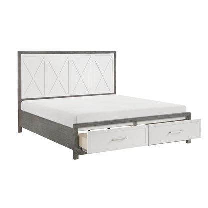 Homelegance  - Rowan California King Platform Bed W/ Footboard Storage - 1366K-1CKx  view 10