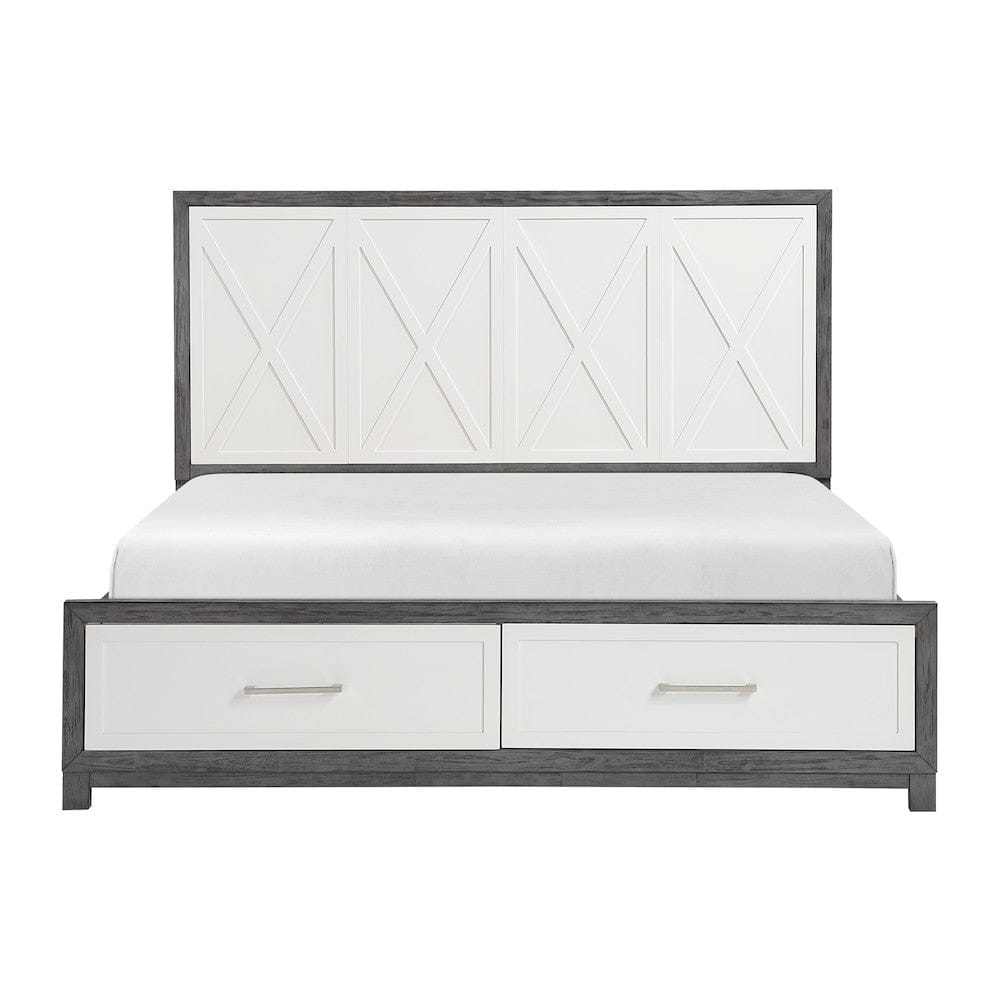 Homelegance  - Rowan Eastern King Platform Bed W/ Footboard Storage - 1366K-1EKx  view 1