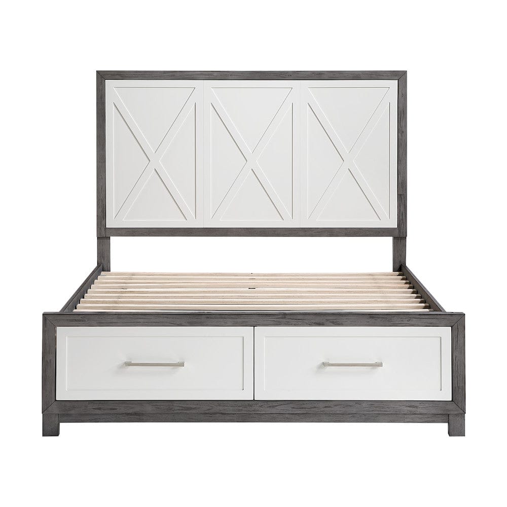 Homelegance  - Rowan Full Platform Bed W/ Footboard Storage - 1366F-1x  view 5