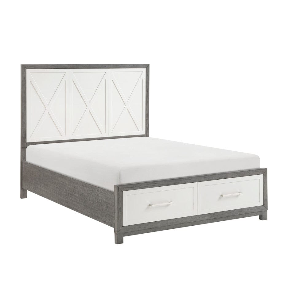 Homelegance  - Rowan Full Platform Bed W/ Footboard Storage - 1366F-1x  view 6