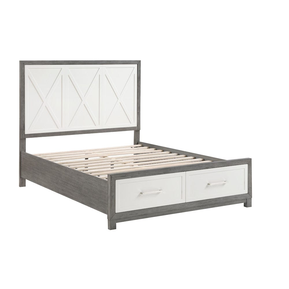 Homelegance  - Rowan Full Platform Bed W/ Footboard Storage - 1366F-1x  view 7