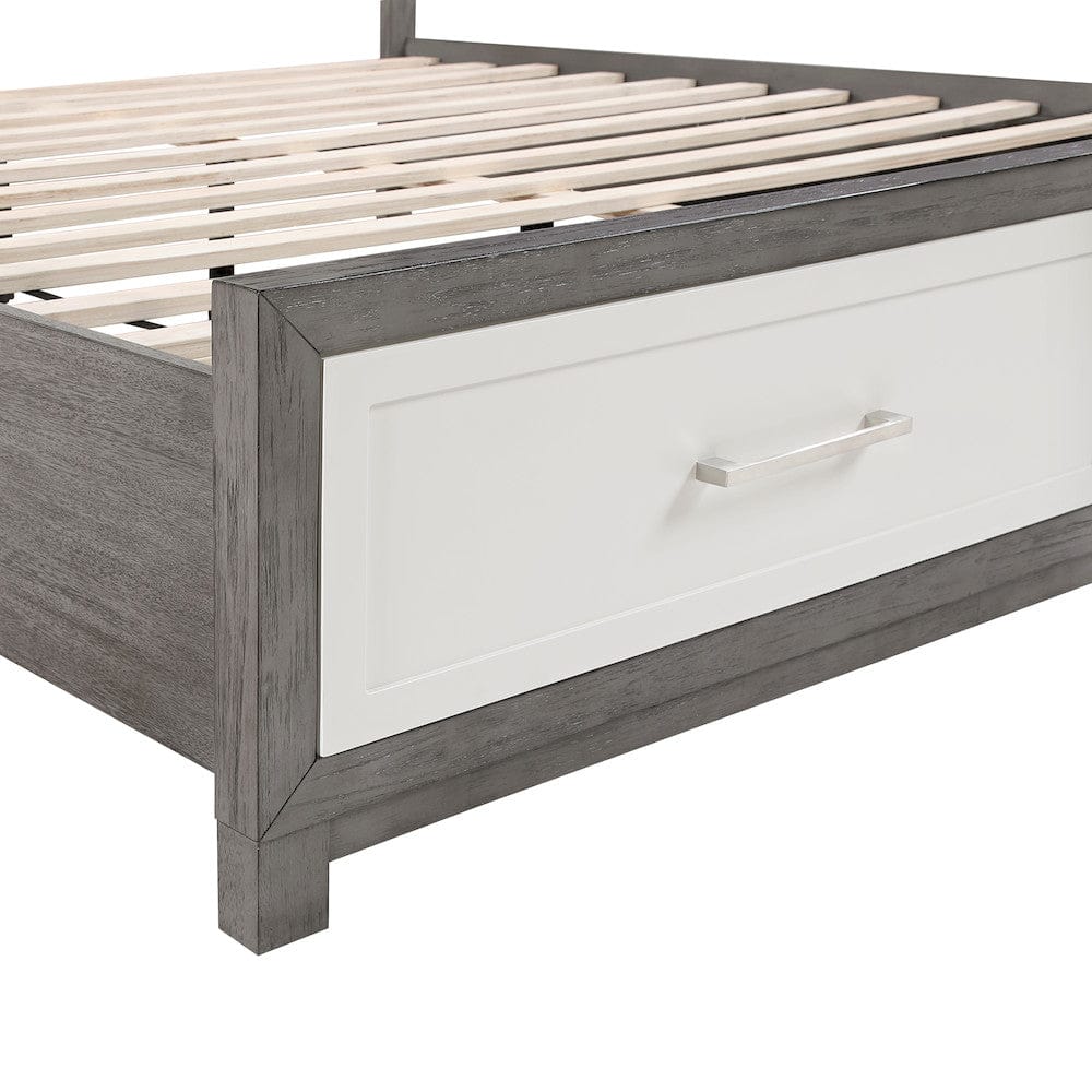 Homelegance  - Rowan Full Platform Bed W/ Footboard Storage - 1366F-1x  view 9