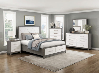 Homelegance  - Rowan Full Platform Bed W/ Footboard Storage - 1366F-1x  view 11