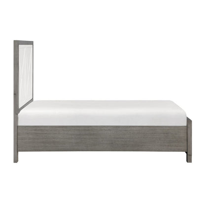Homelegance  - Rowan Twin Platform Bed W/ Footboard Storage - 1366T-1x  view 3