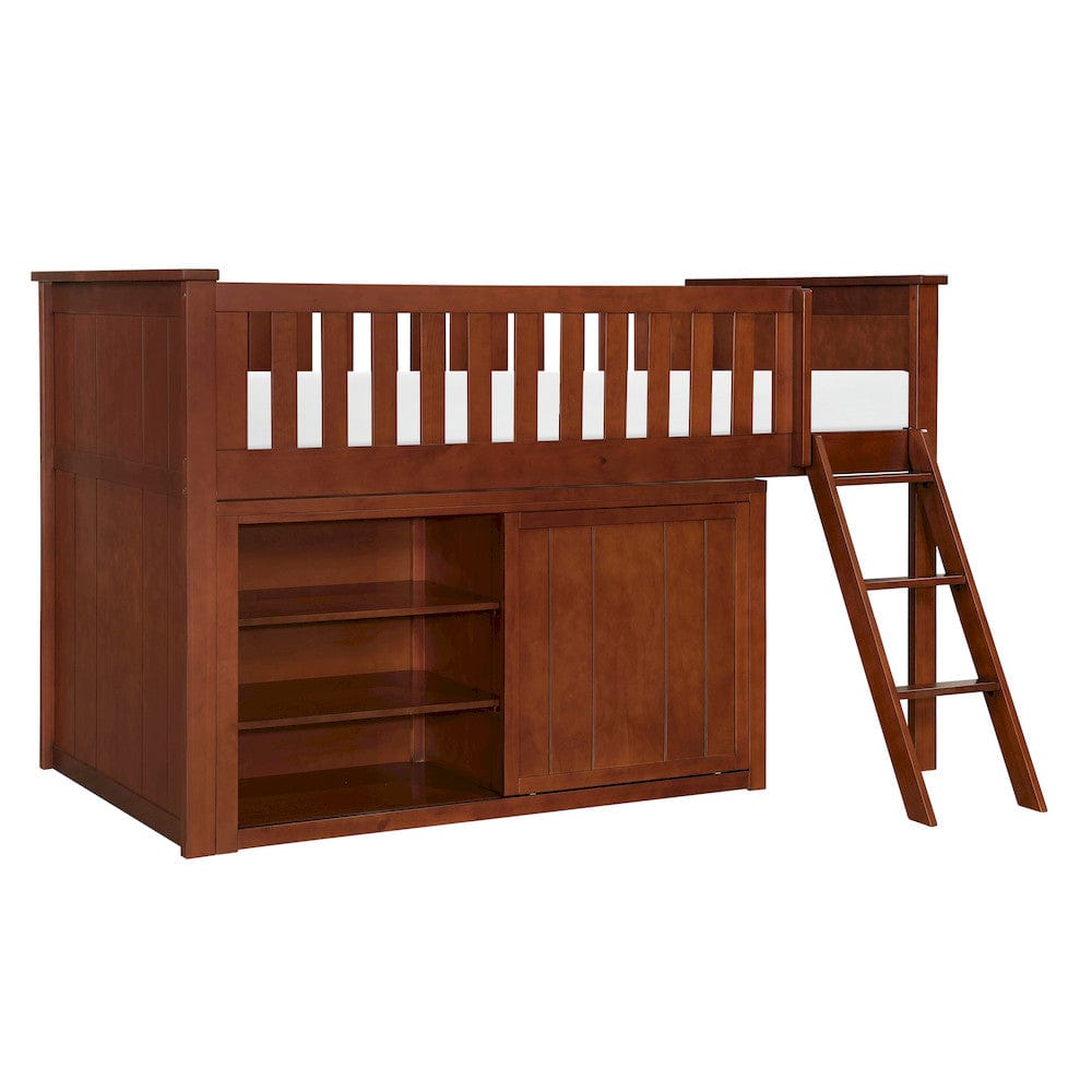 Homelegance  - Rowe Low Loft Bunk W/ Bookcase and 2 Dressers - B2013LLDC-1xBC2DR  view 6