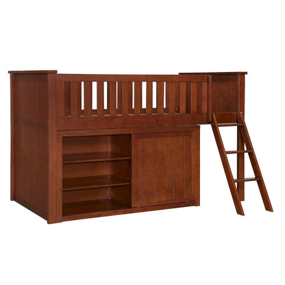 Homelegance  - Rowe Low Loft Bunk W/ Bookcase and 2 Dressers - B2013LLDC-1xBC2DR  view 7