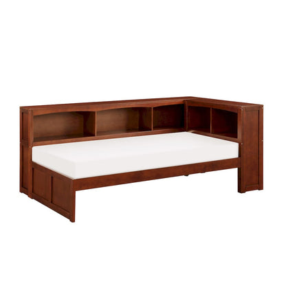 Homelegance  - Rowe Twin Bookcase Corner Platform Bed - B2013BCDC-1BCx  view 1