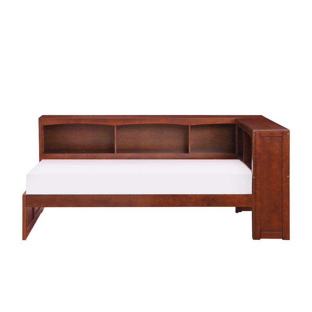 Homelegance  - Rowe Twin Bookcase Corner Platform Bed - B2013BCDC-1BCx  view 3