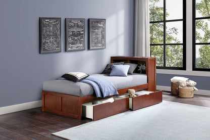 Homelegance  - Rowe Twin Bookcase Platform Bed W/ Storage Boxes - B2013BCDC-1Tx  view 7