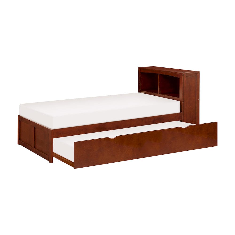 Homelegance  - Rowe Twin Bookcase Platform Bed W/ Twin Trundle - B2013BCDC-1Rx  view 5