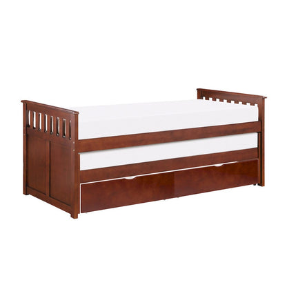 Homelegance  - Rowe Twin/Twin Bed W/ Storage Boxes - B2013RTDC-1Tx  view 1