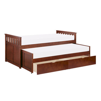 Homelegance  - Rowe Twin/Twin Bed W/ Storage Boxes - B2013RTDC-1Tx  view 4