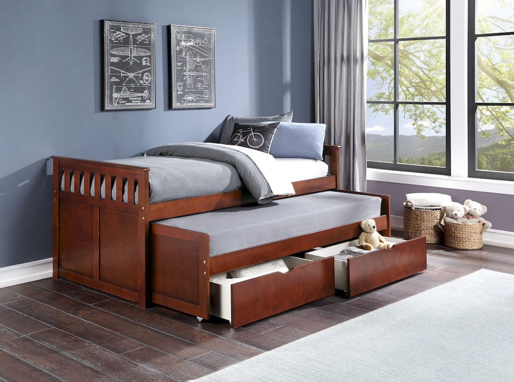 Homelegance  - Rowe Twin/Twin Bed W/ Storage Boxes - B2013RTDC-1Tx  view 10