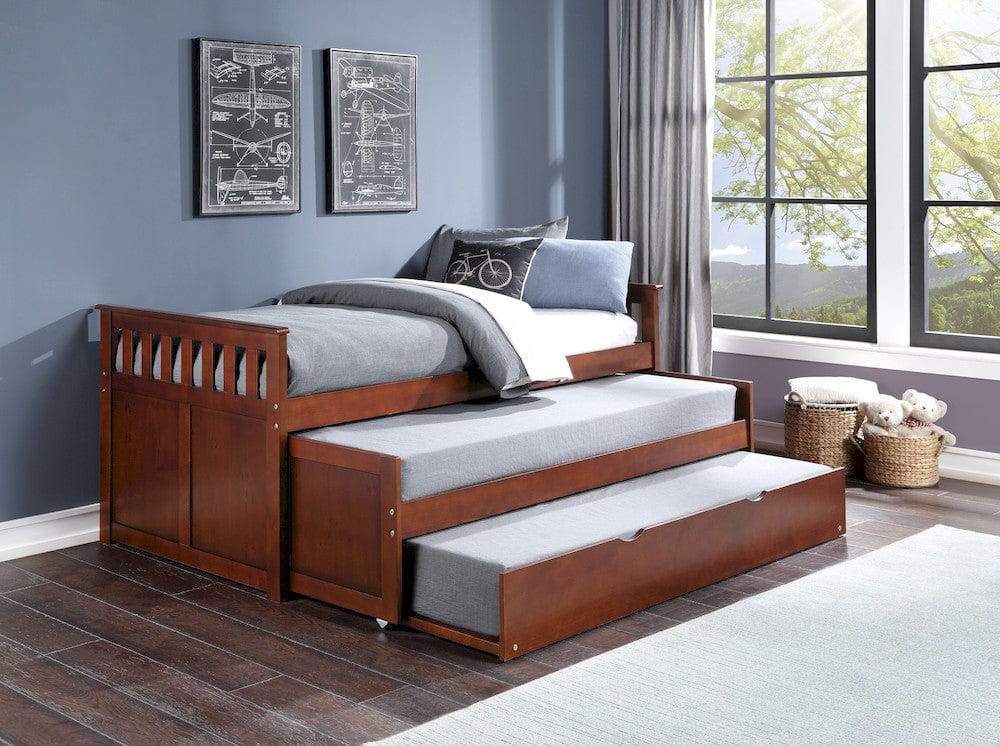 Homelegance  - Rowe Twin/Twin Bed W/ Twin Trundle - B2013RTDC-1Rx  view 12