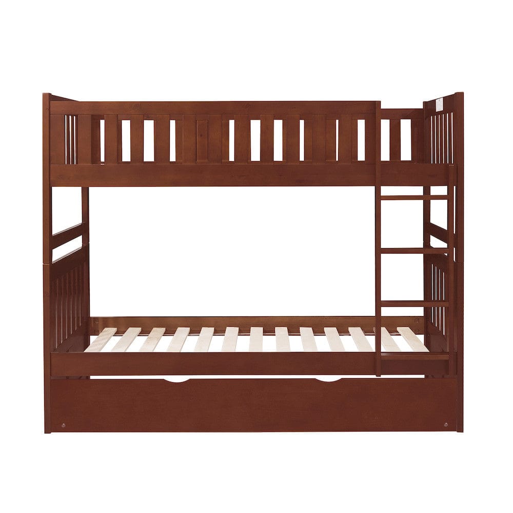 Homelegance  - Rowe Twin/Twin Bunk Bed W/ Twin Trundle - B2013DC-1xR  view 8