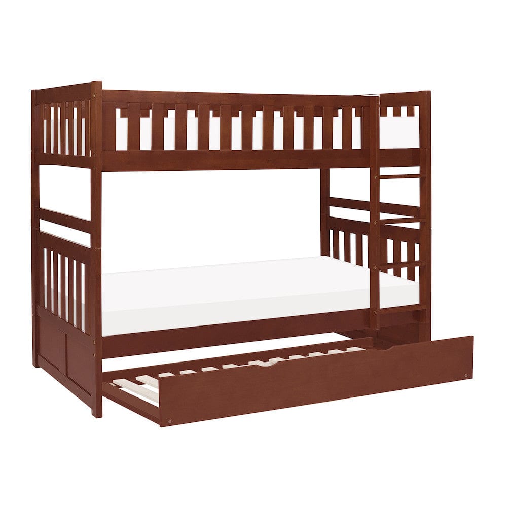 Homelegance  - Rowe Twin/Twin Bunk Bed W/ Twin Trundle - B2013DC-1xR  view 9