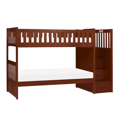 Homelegance  - Rowe Twin/Twin Step Bunk Bed - B2013SBDC-1x  view 1