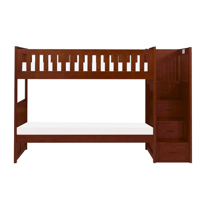 Homelegance  - Rowe Twin/Twin Step Bunk Bed - B2013SBDC-1x  view 4
